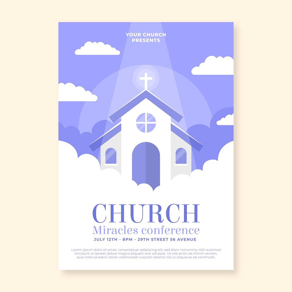 church flyer design